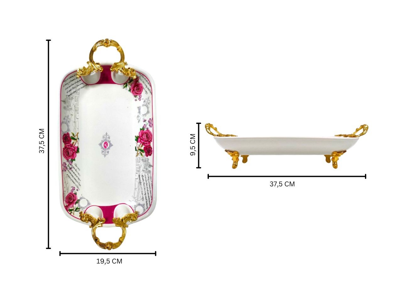 Vicenza Piring Persegi Panjang dengan Pegangan Eternity PC141